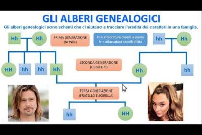 Esercizi di genetica alberi genealogici